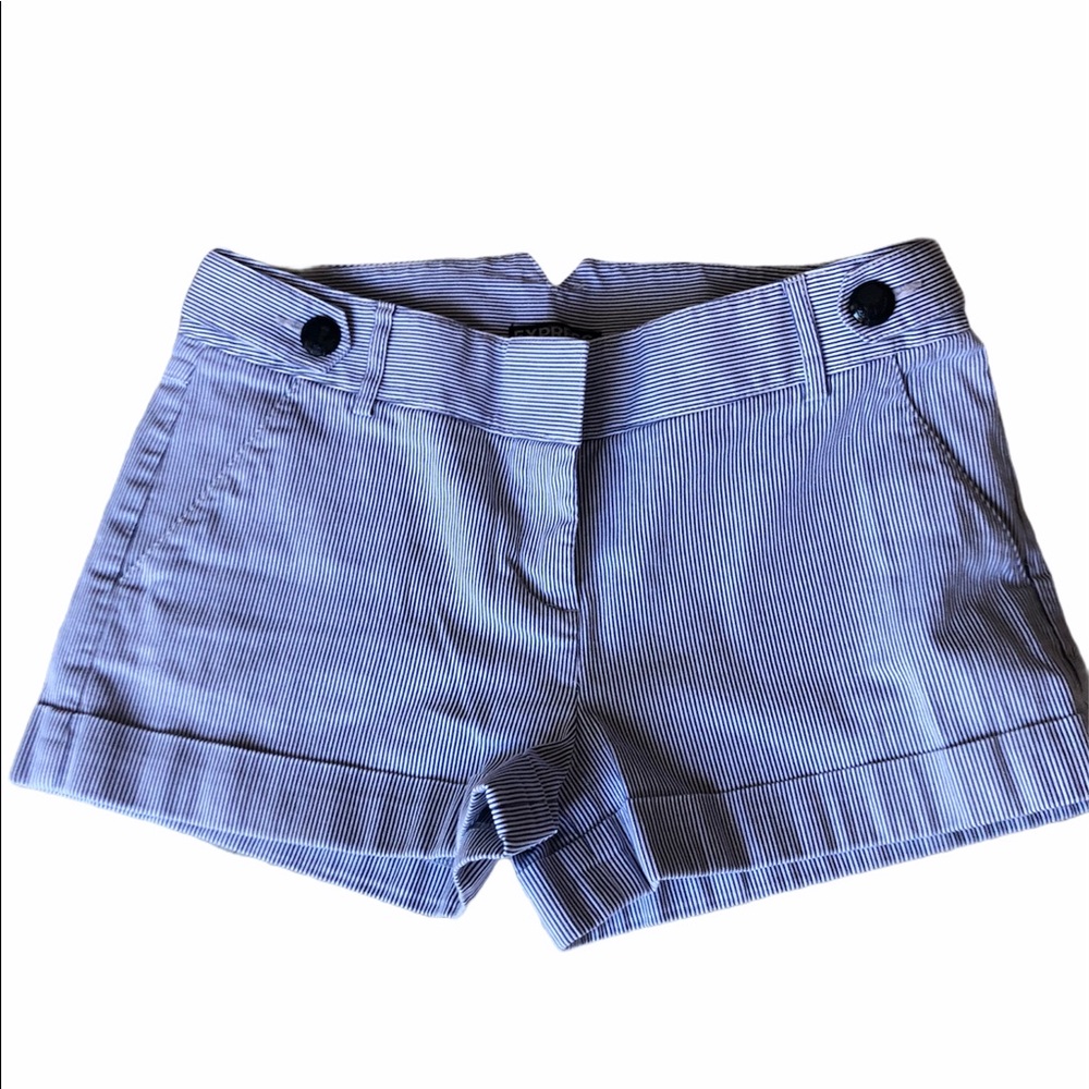 Pinstripe shorts